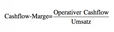 Cashflow-Marge (Leimgruber & Prochinig, 2014, S. 83)